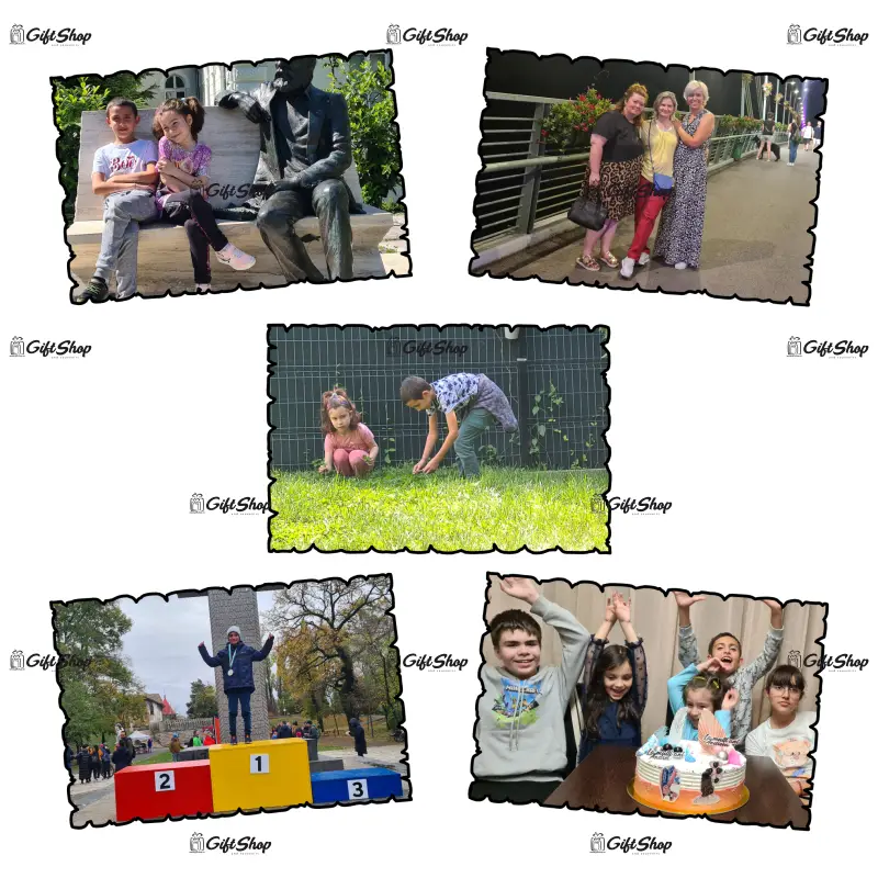 Magnet frigider, forma dreptunghi, personalizat b